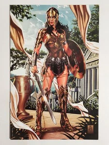 Justice League #1 DC 2018 quasi nuovo 9,4 Mark Brooks variante vergine Wonder Woman copertina B - Foto 1 di 2