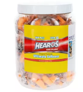 Hearos Foam Ear Plugs Original Formula, 100-Pair, Ultimate Softness - Picture 1 of 4