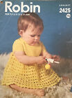 Modèle vintage bébé crochet pour robe.   16-20" (63)