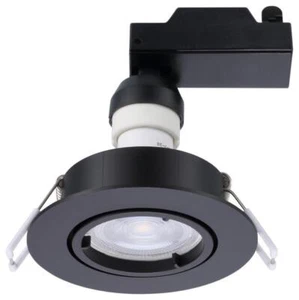 4.5W LED da Incasso Reclinabile Downlight Kit 3000K 345Lm Non Nero Confezione 3 - Foto 1 di 4