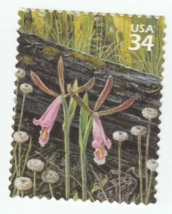 US 3611i Longleaf Pine Forest Rosebud Orchid 34c single MNH 2002 - Picture 1 of 1