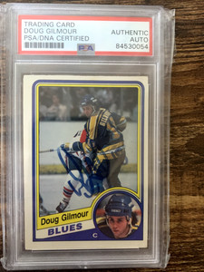 Doug Gilmour OPC Rookie Auto PSA