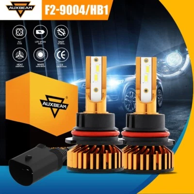 For GEO TRACKER 1989-1997 6000K AUXBEAM 9004 LED Headlight Bulbs High/Low Beam - Image 1 of 4