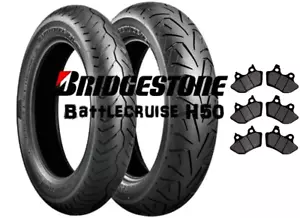 H50 BRIDGESTONE BATTLECRUISE 130/90-16 & 140/90-16 TIRE SET HARLEY TOURING ULTRA - Picture 1 of 1