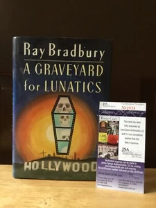(SSG) RAY BRADBURY Signed Hardcover Book "Graveyard For Lunatics" - JSA (COA - Picture 1 of 10