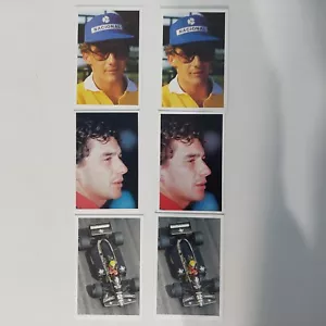 AYRTON SENNA Question Of Sport Card x 6 carte ROOKIE RARA motore Formula Uno - Foto 1 di 8