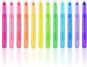 Bible Highlighters, 12 Pack Assorted Colors Gel Highlighters Pens Set, Wax Bible - Picture 1 of 12