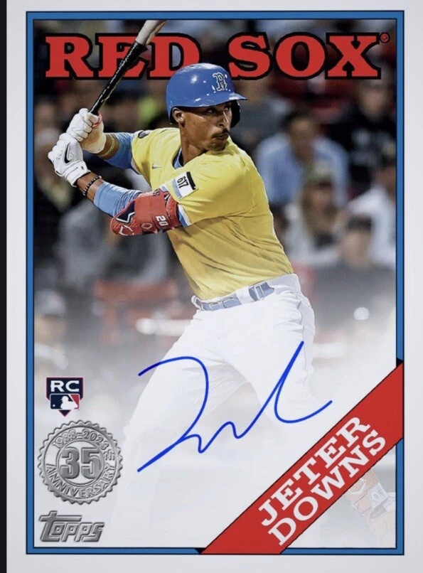 [DIGITAL] Topps Bunt - Jeter Downs - 1988 Topps Baseball 23 S3 - Signature - Image 1 of 1