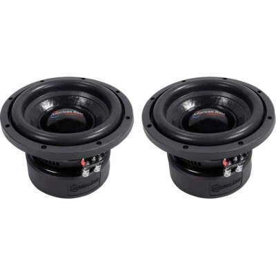 (2) American Bass XD-844 8" 600 Watt Car Subwoofers DVC 4 Ohm Subs 90 Oz Magnets - Image 1 of 4