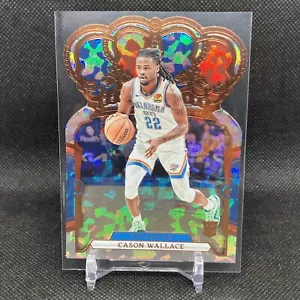 2023 Panini Crown Royale Bronze Cracked Ice RC Rookie CASON WALLACE SSP - Picture 1 of 2