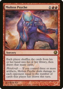 4x Molten Psyche SOM #098 MTG magic inglese quasi nuovo/non giocato rara carta R - Foto 1 di 1