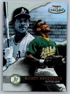 2020 Topps Gold Label Rickey Henderson RC Oakland Athletics #70
