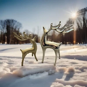 Silver Deer Ring Holders - Picture 1 of 6