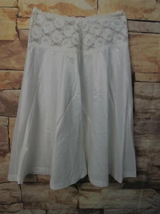Size S-M Henson Kickernick Vintage Half Slip Wide Lace Up White Waist 24" - Picture 1 of 6