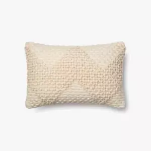 13 x 21 DAUNEN Dekokissen Joanna Gaines Magnolie Home ELFENBEIN BASTLER OBERMATERIAL HGTV NEU - Bild 1 von 4