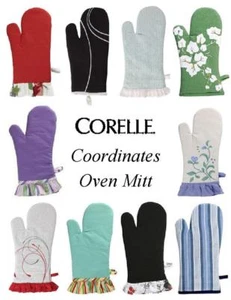 CORELLE Coordinates INSULATED Kitchen BBQ OVEN MITT 13.5 x 7 *PICK Your PATTERN - Picture 1 of 9