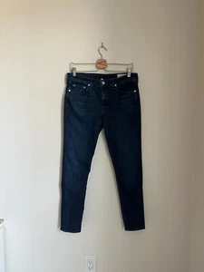 rag & bone Women's Cate Mid-Rise Ankle Skinny Jean in April Wash (Dark) Size 30 - Picture 1 of 8