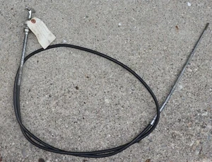 Antique Aircraft Push Pull Cable, 79" (bottom of handle to end), total 88" #3 - Picture 1 of 6