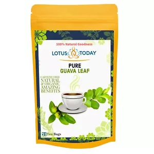 Organic Guava Leaf Tea 20 Tea Bags Detox weight Loss Diabetic Diet Tea Herbal - Picture 1 of 3
