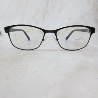 Revolution Eyewear Victoria Eyeglasses Frame Women's Black Half Rim 50-16-135 - Image 1 of 4