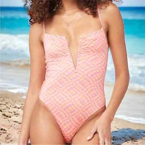 L*SPACE Roxanne One Piece Swimsuit Bitsy Heat Waves Style SARXMB22P XS NWT - Picture 1 of 10