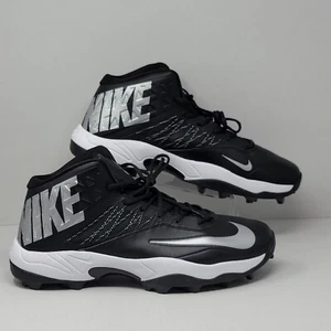 Nike Zoom Code Elite 3/4 Shark Football Cleats Men's Size 18 Black 603370-002 - Picture 1 of 9
