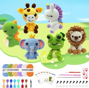 Crochet Kit for Beginners Crochet Starter Kit with Step-by-Step Video Tutorials - Picture 1 of 7