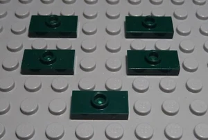 Lego Plaque Convertisseur 1x2 Vert Foncé 5 Pièce (4092) - Picture 1 of 1