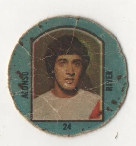 NORBERTO ALONSO IN RIVER PLATE RARE CARD # 24 ARGENTINA 1976 - Picture 1 of 2