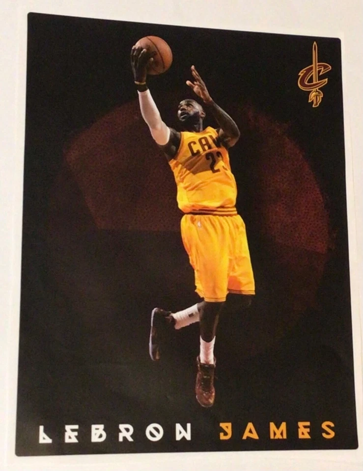 Lebron James cavaliers Mural fathead decal 15" x 20” NFL Wall Graphics Decal - Image 1 of 1