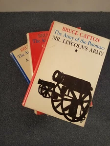'The Army of the Potomac' by Bruce Catton 1962 HC w/DJ 3 Book Set GC Collectible - Imagen 1 de 11