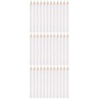  72 Pcs Weiß Holz Bohrstift Für Nagelspitzen Nagelwachsstift