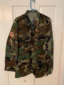 euc US Army Camouflage BDU Shirt / Hot Weather Coat Med - Long 8415-01-390-8549 - Picture 1 of 2