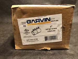Qty. 8, GARVIN 2” Set-Screw Couplers, SSCP-200 - Picture 1 of 4