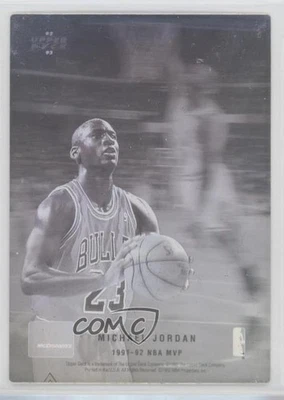 Holograma de McDonald's 1992-93 cubierta superior Michael Jordan Salón de la fama Foto 1 de 2