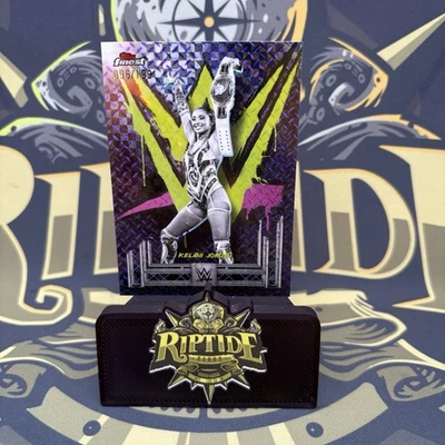 Kelani Jordan WWE Topps Finest 2025 Base Common Purple Checkerboard /199 #11 - Image 1 of 3