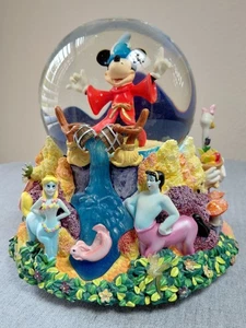 Walt Disney FANTASIA MICKEY Schneekugel mit Musik guter Zustand voll funktionsfähig - Bild 1 von 2