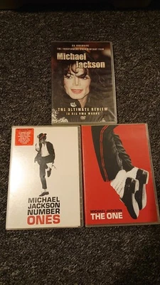 Michael Jackson Number Ones/The One and The Ultimate Review - 3 DVDS Region 2 - Image 1 of 4