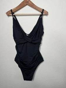 Calvin Klein Bathing Suit One Piece Soft Cup Size 16, Logo - Picture 1 of 10