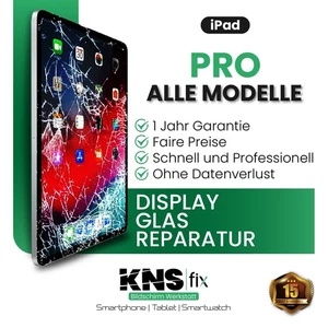 iPad Pro ALLE MODELLE Display Frontglas Reparatur Glas Tausch✅ 24 Stunden! - Bild 1 von 32