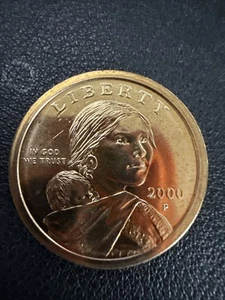 2000-P Sacagawea Dollar Uncirculated From Original Roll - Picture 1 of 1