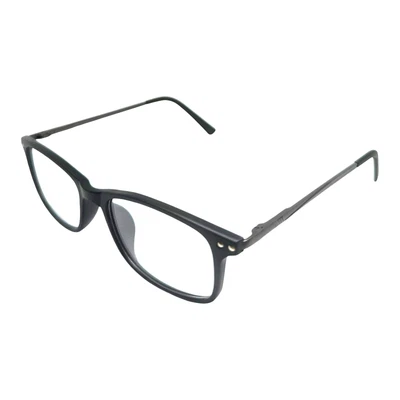 Anteojos para hombre rectangulares negros sin montura lente de demostración 52-18-138 luz deportiva Foto 1 de 4