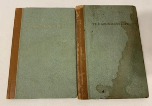 Rare 1939 “The Abundant Life” Arthur J. Wiltse Signed 2 Book Set, Essays - Foto 1 di 13