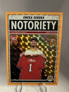 Bucaneros RC 2025 Mosaic Football Egbuka Notoriety naranja fluorescente - Imagen 1 de 3