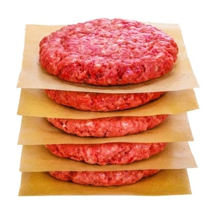 200 Pcs 6x6 Inch Unbleached Parchment Paper Square Burger Patty Paper for Baking - Picture 1 of 6