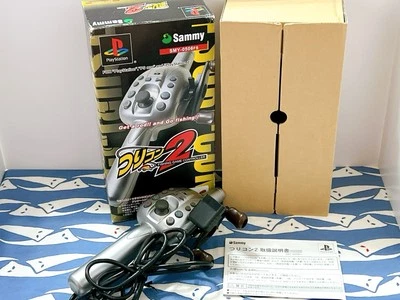 PS1 PS2 Play Station Tsuricon2 Fishing Rod Controller Sammy Japan Working Boxed - Image 1 of 4