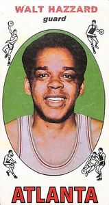 1969-70 Topps - Walt Hazzard #27 (RC) arrugado - Imagen 1 de 2
