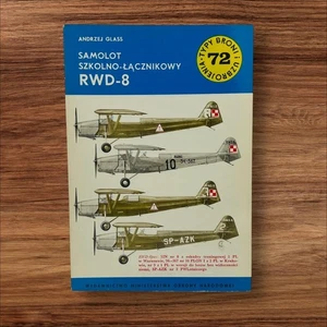 Vintage RWD-8 Samolot Szkolno-Łącznikowy Andrzej Glass Polish Aircraft Book Soft - Picture 1 of 3