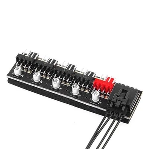 1 bis 5 4-Pin PWM Lüfter CPU HUB Splitter PC Gehäuse Kühler Stromkabel Adapter - Bild 1 von 5