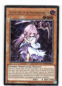 Yugioh GEISTERSCHNITTER UND WINTERKIRSCHBLÜTEN , op20-de001 Ultimate Rare - Bild 1 von 2